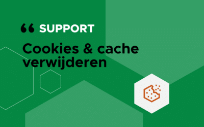 Problemen met de webapplicatie? Wis je cache en cookies!