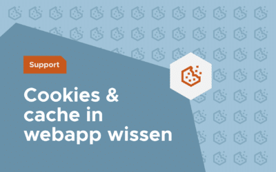Problemen met de webapplicatie? Wis je cache en cookies!