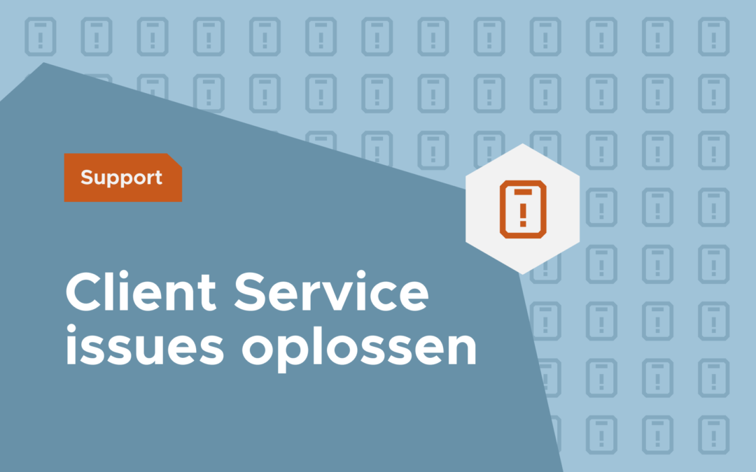 Troubleshooting: Problemen met de Client Service in ImageCapture oplossen