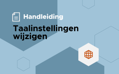 Taal wijzigen in ImageCapture: herstellen van Engelse veldnamen