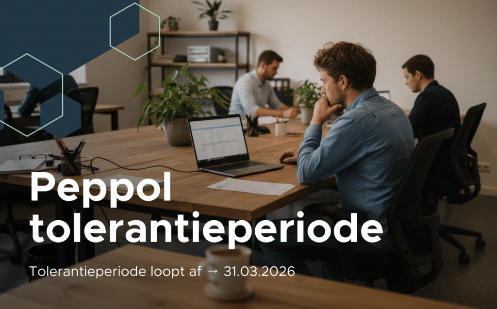 Peppol tolerantieperiode loopt af